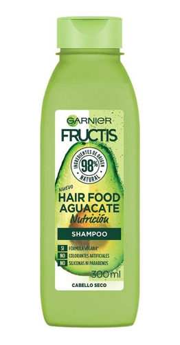 Shampoo Fructis Hair Food Aguacate 300ml