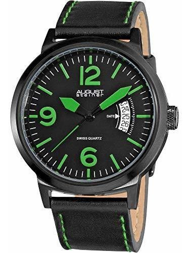August Steiner Men's Sports Watch - Bold Easy-to-read Dial W