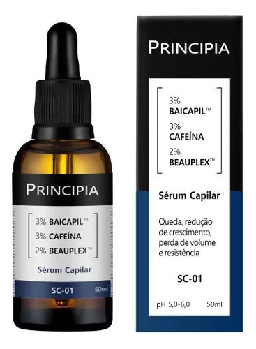 Sérum Capilar Antiqueda Principia 3% Baicapil (sc-01) 50ml