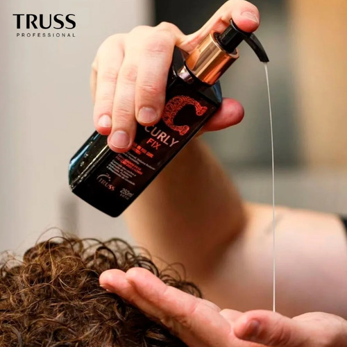 Truss Curly Shampoo E Condicionador + Fix Leave In 250ml