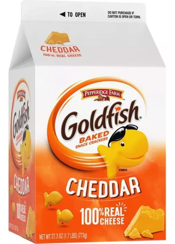 Goldfish Baked Snack Crackers Cheddar 773g Flavor Blasted