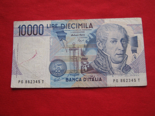 Italia 10000 Lira 1984 Alessandro Volta 