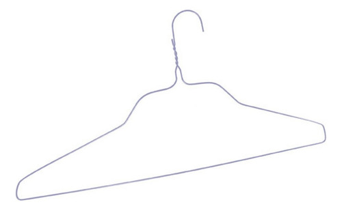 100 Ganchos Camiseros Largos Alambre Para Prendas Camisas