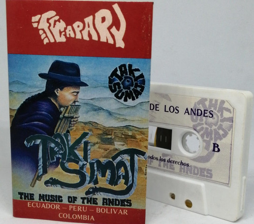 Musica De Los Andes. Taki Sumat. Cassette.