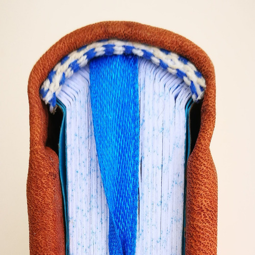 Cuaderno Artesanal De Tapas Duras De Estilo Bluejean.