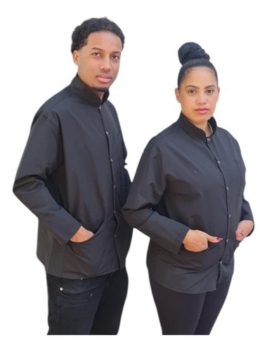 Chaqueta Manga Larga Sanidad Gastronomia Estetica Mao Negro Xl