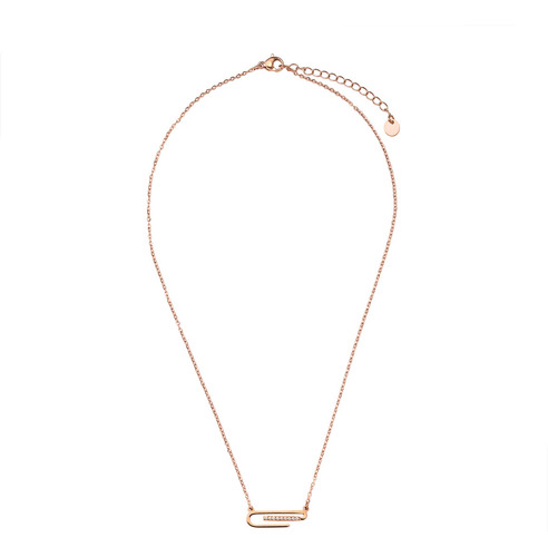 Collar Y Dije Enso Para Mujer Ejn3365r Rosado
