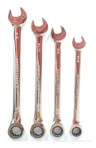 Juego De 4 Llaves De Matraca Combinadas Craftsman® Pulgadas