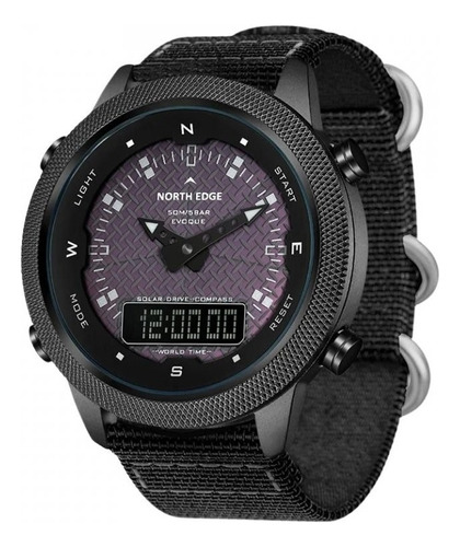 Reloj Digital North Edge Evoque Táctico Militar Solar