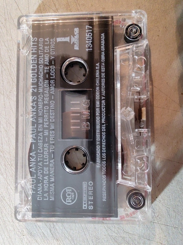 Cassette De Paul Anka 21 Grandes Exitos (97 #31. (Usado)
