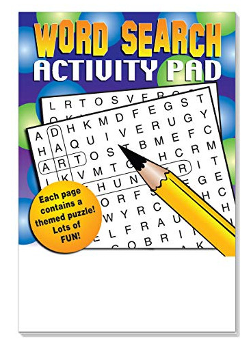 Zoco - 50 Pack: Kids Word Search Activity Pads In Bulk  Bul