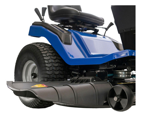 Trator Cortador De Grama 17hp 4t Com Recolhedor 42 Pol Tekna Cor Azul
