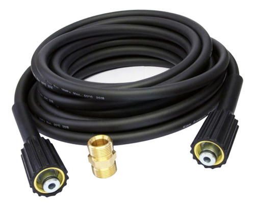 Conector De Manguera De Goma M22 A Hembra Macho De 10 M.