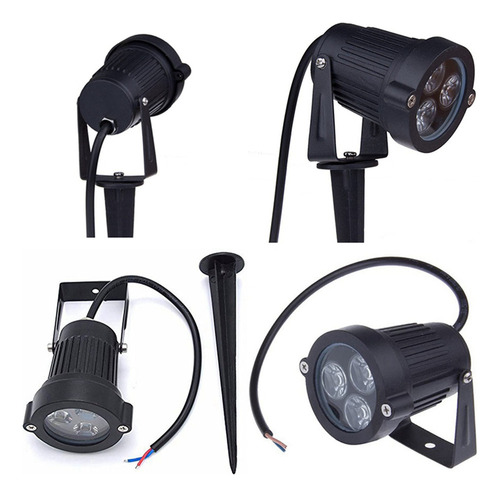 Foco Led De Jardín, 8 Unidades, 3 W, 220 V, Con Punta