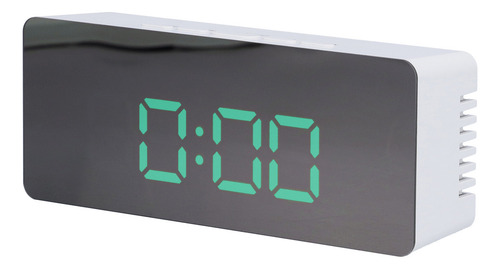 Reloj Despertador Led Con Espejo Digital Con Modo Snooze Par