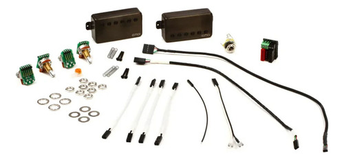 Micrófonos P/guitarra Emg Marty Friedman Signature Set Color Black Chrome