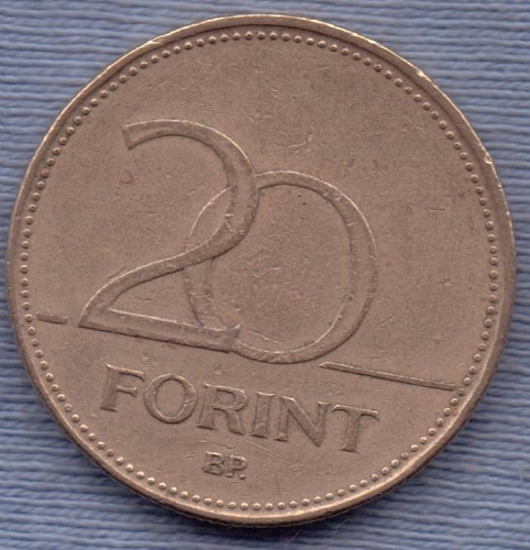 Imagen 2 de 2 de Hungria 20 Forint 1993 * Flor Nativa *