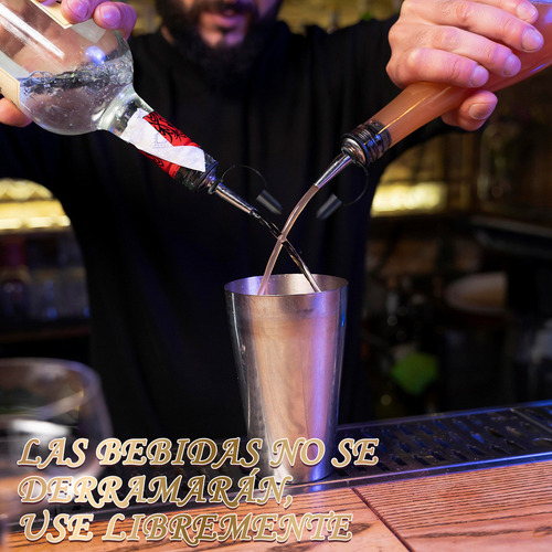 24 Dosificador Botellas Inoxidable Tapón For Kitchen Bar