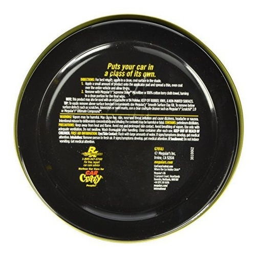 Meguiars G7014j Gold Class Carnauba Plus Paste Wax 11 Oz