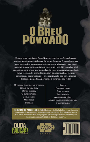 O BREU POVOADO, de Oscar Nestarez. Editorial AVEC, capa mole em português, 2022