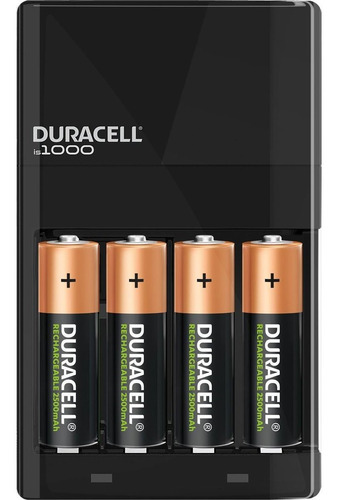 Imagem 3 de 9 de Carregador Bivolt + 4 Pilha Aa Recarregável 2500mah Duracell