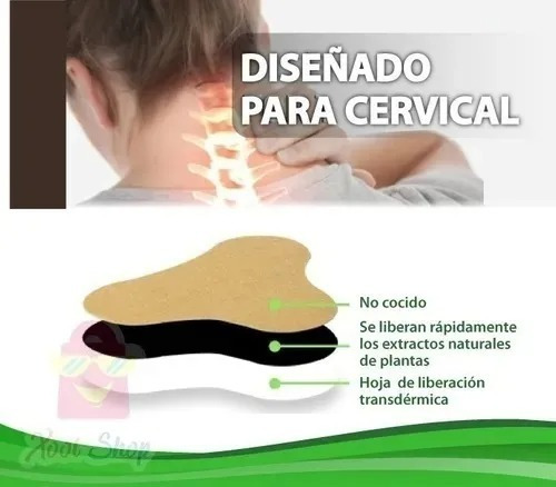 Parche Cómodo Dolor Vértebra Cervicales Cuello 10 Parches