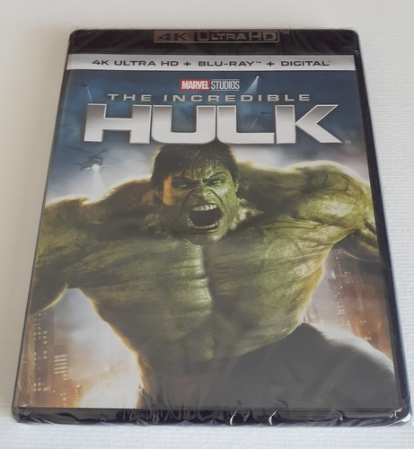 The Incredible Hulk 4k Ultra Hd + Blu-ray Nuevo Original