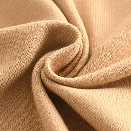 Bufanda Vimate Camel Para Mujer, Bufanda Con Flecos Envolven