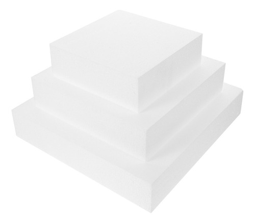 Nuevo Torta Falsa Modelo Foam Cake, 3 Unidades
