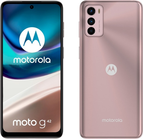 Celular Motorola Moto G42 Color Rosa Metalico 128gb Libre (Reacondicionado)