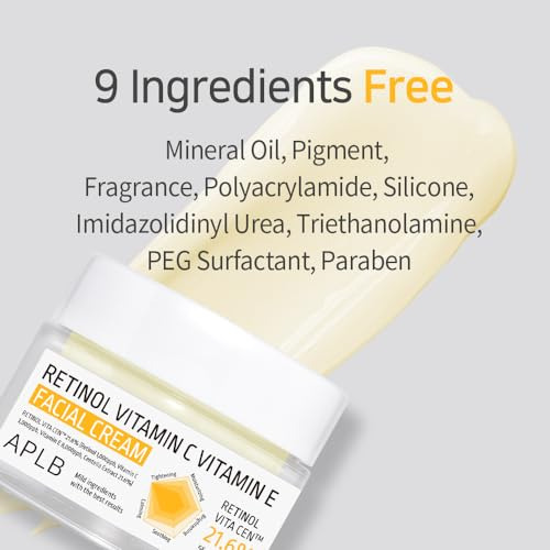 Crema Facial Aplb Con Retinol Y Vitamina C Y Vitamina E | Re