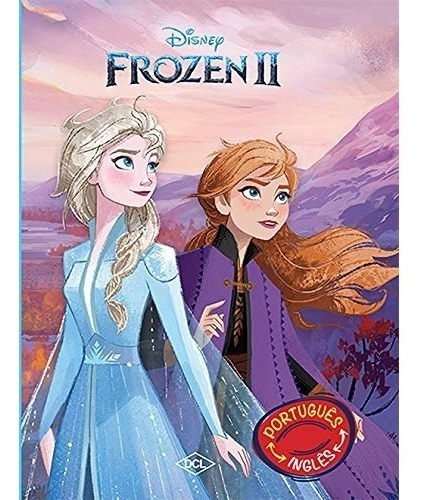 Livro Disney - Bilingue - Frozen 2 - Edição De Luxo