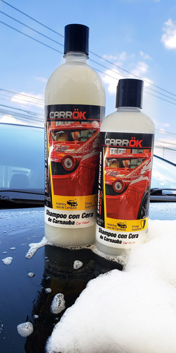 Shampoo Para Autos Con Cera Carnauba Carrok Espuma 1lt