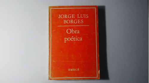Libro Jorge Luis Borges       Obra Poética