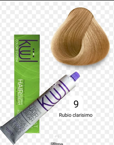 Tinte Kuul 9 Rubio Clarisimo De 90ml + Agua 135ml