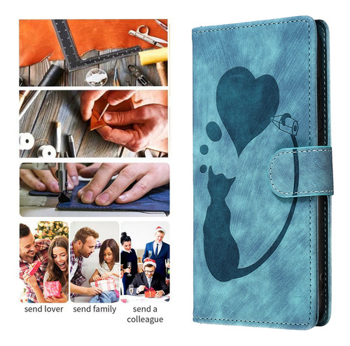 Funda De Teléfono De Cuero Para Samsung Galaxy A54 A34 A24 A