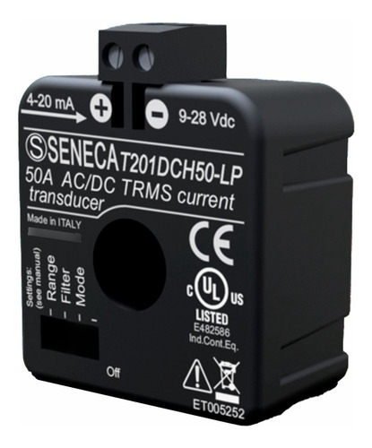 Convertidor De Corriente 0-50a Ac/dc, Seneca