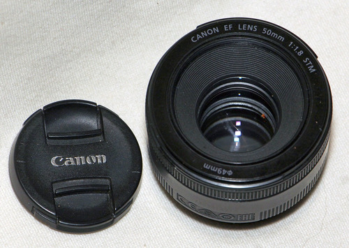 Canon Ef 50mm F1,8 Stm Af Rapido Silencioso Apto Full Frame Canon Ef Negro (Usado)