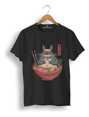 Remera: Totoro Ramen Memoestampados