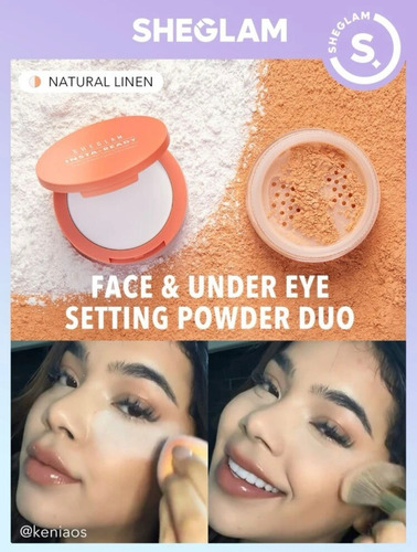 Sheglam Insta-ready Dúo Polvo Fijador Traslucido Para Rostro
