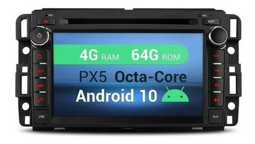 Imagen 2 de 4 de Estereo Gmc Dvd Gps Radio Yukon Tahoe Wifi Android Octa Core