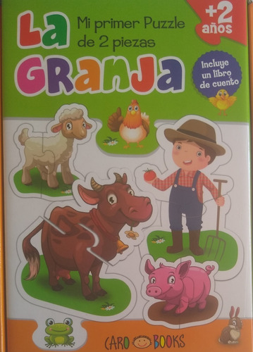 Rompecabezas 24 Piezas Granja + Libro De Regalo Didactikids