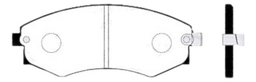 Pastillas Freno Del Para Hyundai Sonata 1.8 G4cm 1988 1993