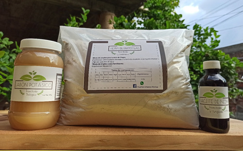 Kit2- Jabón Potásico - Tierra De Diatomeas - Aceite De Neem