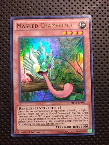 Masked Chameleon Mp 14 En 091 Yugioh 