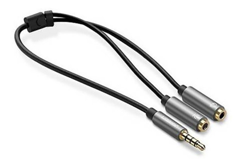 Cable Splitter Stereo 3.5mm Macho Audífono Micrófono Hembra