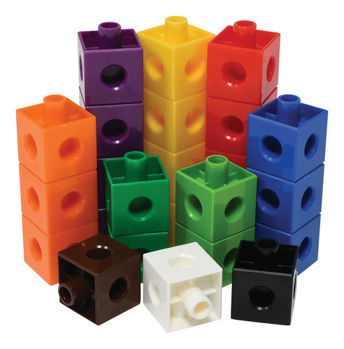 Linking Cubes Edxeducation, Juego De 100 Unidades Para Niños