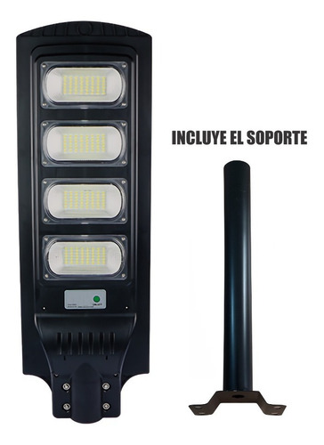Imagen 2 de 8 de Lampara Solar De Alumbrado Publico 120w Con Sensor Y Soporte