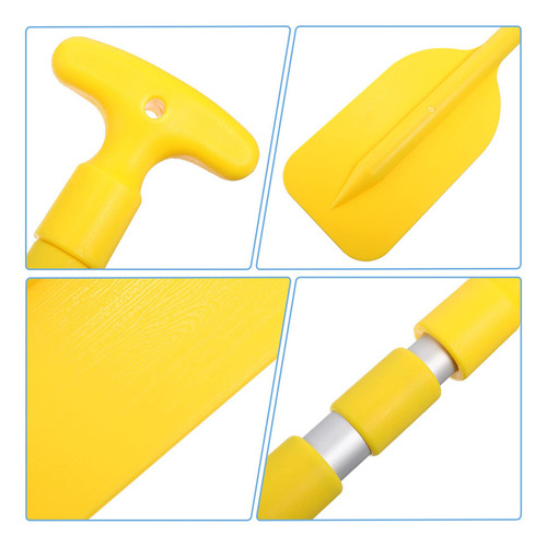 Lioobo 2pcs Telescopic Kayak Paddle Rafting Boat Paddle Cano