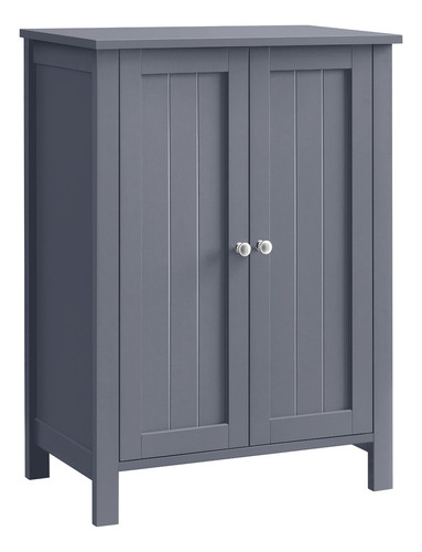 Armario De Baño Con Cajonera Y Estantes Ajustables Gris